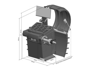  BALANCEADORA DE RUEDAS
STELLAR PNEUMATIC CLAMP