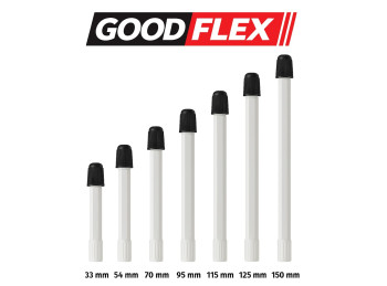 Alargue plástico
con vástago - L 70 mm