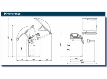 BALANCEADORA DE RUEDAS
B-215 EVO