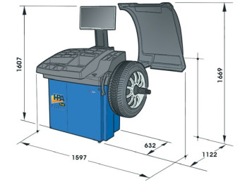 BALANCEADORA DE RUEDAS
B-335C EVO