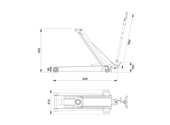   CRIQUE CARRO
CON PEDAL DK-20Q - 2 TN