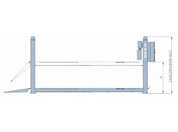ELEVADOR 4C 6435.B.52L.40T.E
 CAPACIDAD DE CARGA 4 TNS