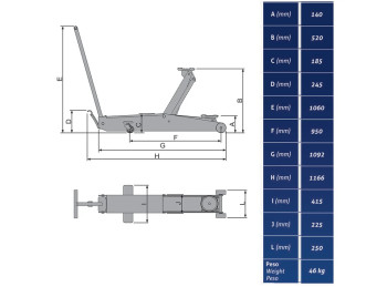  CRIQUE CARRO 
J3201 - 3 TN LARGO 