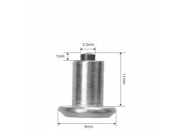 Clavos para nieve 
Ø 9 mm Base x 11 mm Largo