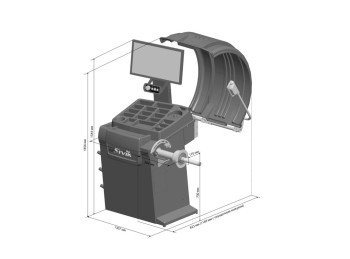  BALANCEADORA DE RUEDAS
GALAXY PLUS