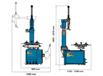   DESARMADORA DE RUEDAS 
M-724S 