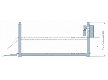 ELEVADOR 4C 6435.B.60L.65T
 CAPACIDAD DE CARGA 6.5 TNS